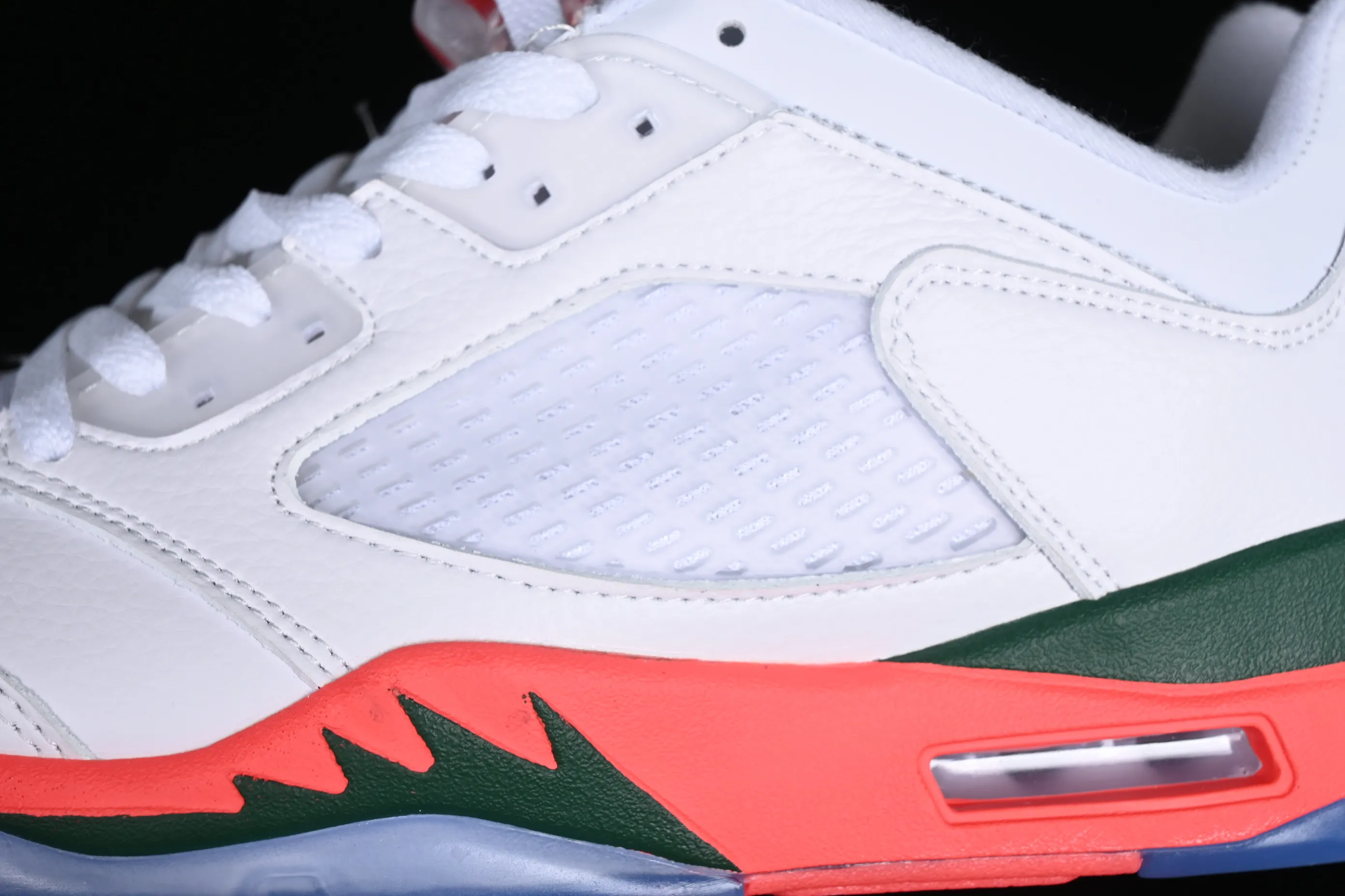 All categories Air Jordan Jordan series basketball shoes Air Jordan 5 Z version Air Jordan Retro Low AJ5 Joe 5 Knicks white blue orange low-top basketball shoes FQ1316-018